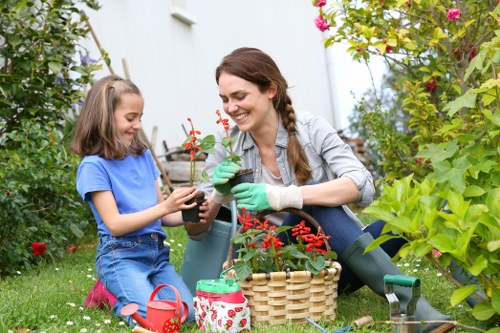 Professional garden maintenance in Harefield including lawn and weed care