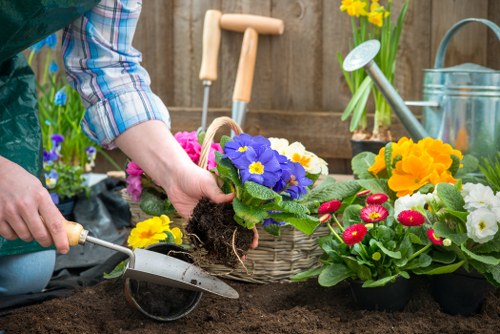 Accessible service page for Gardeners Harefield with keyboard navigation support