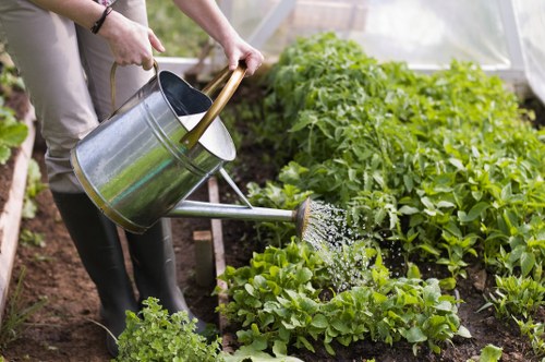 Garden clearance service preparing a Harefield property for new tenants
